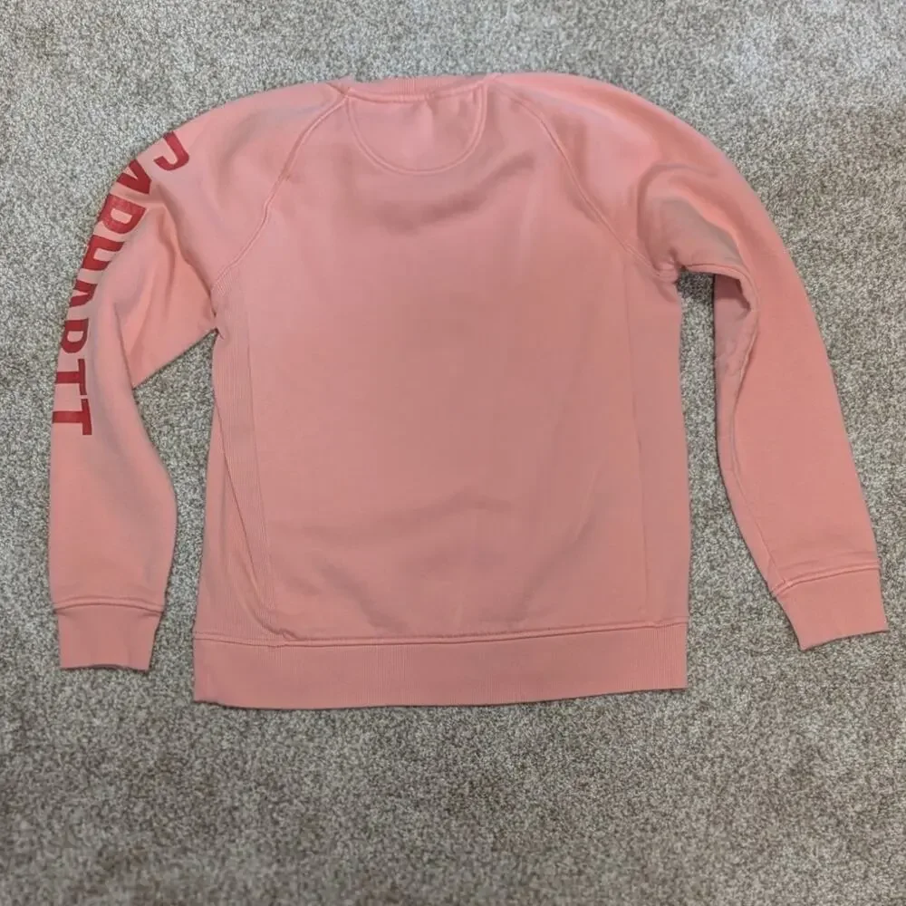 Carhartt Women's Medium Peach Heavyweight Sweatshirt M - Picture 4 of 4